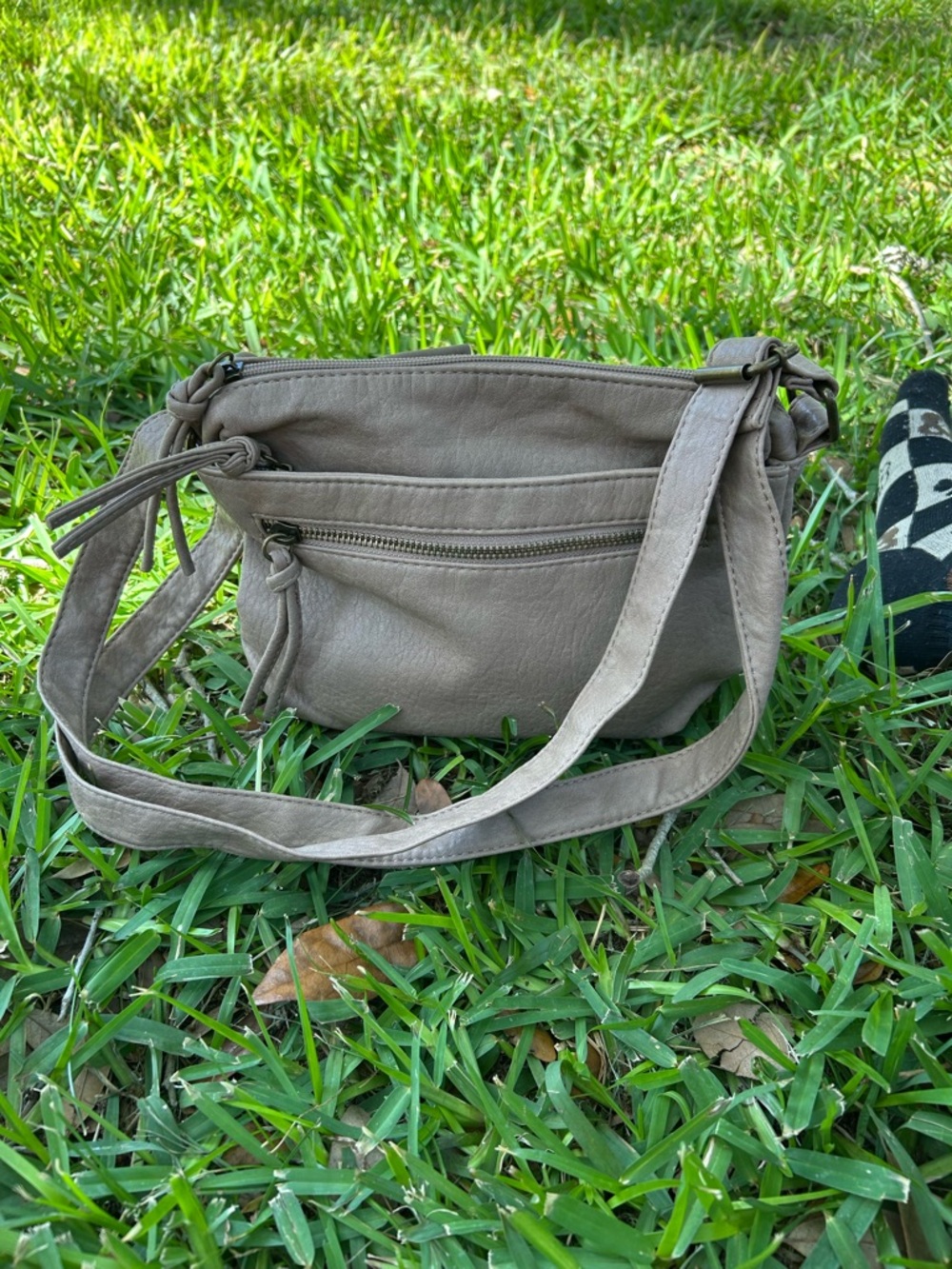 Bueno Taupe/Beige Crossbody Bag - Picture 2 of 10